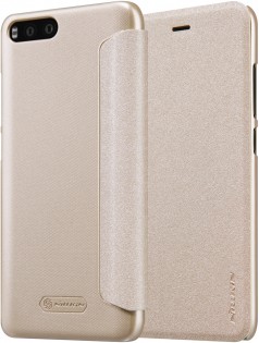 Чехол книжка Nillkin Sparkle Leather SP-LC XM для смартфонов Xiaomi Mi 6 Gold